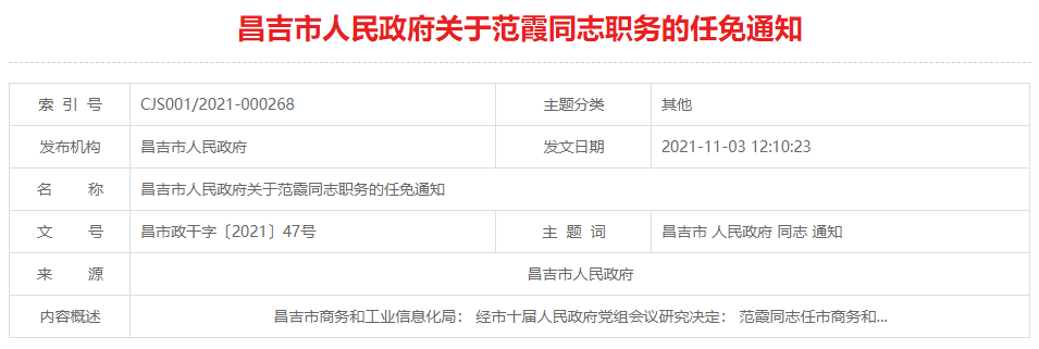 昌吉市民政局人事任命揭晓，新篇章开启民政事业发展新篇章